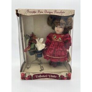 Collectors Choice Hand Painted Fine Bisque Porcelian Limited Edition Doll